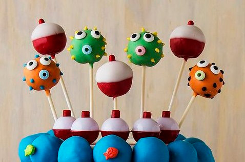 puffer fish cake pops