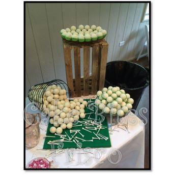 Golf Ball Cake Pops for Pops